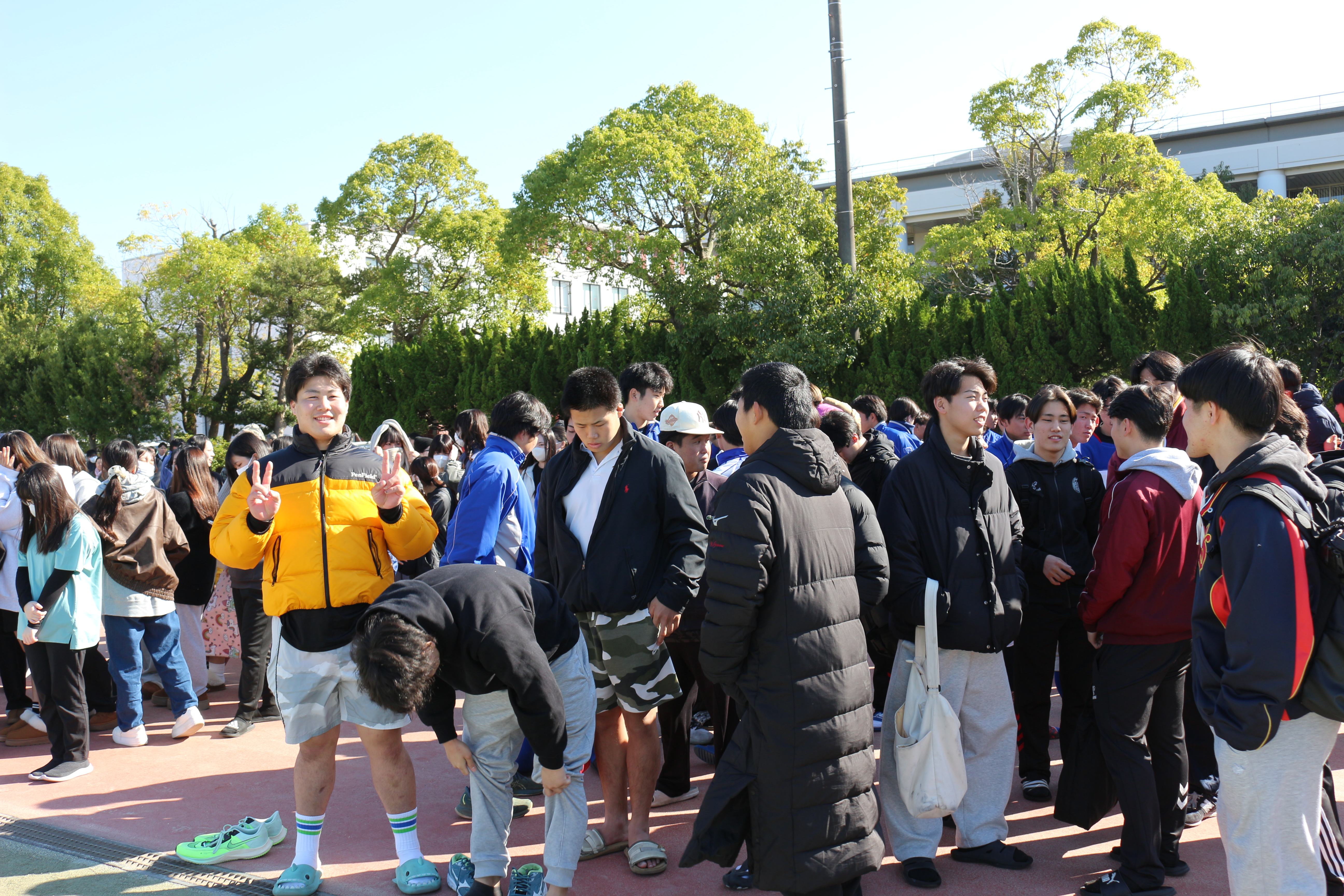 清和大学・清和短大合同で、「自衛消防訓練」を実施しました